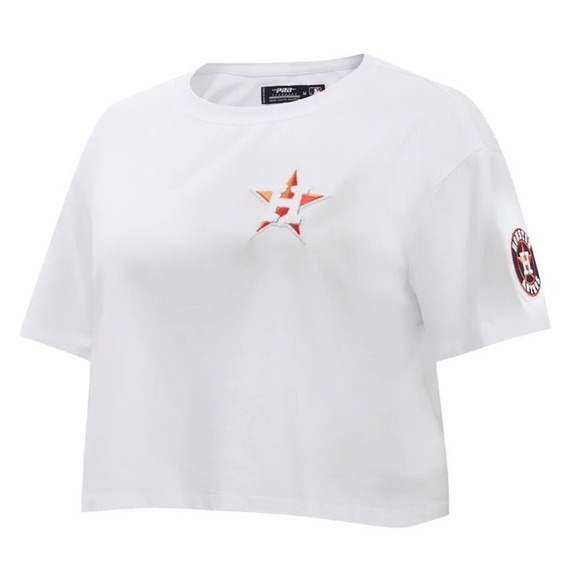 Pro Standard Tops - Pro Standard T-Shirt Women's MLB Houston Astros Cropped Boxy Tee Large